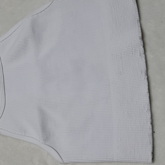 FP Movement by Free People Happiness Runs Ribbed Bra White Medium - Picture 5 of 15